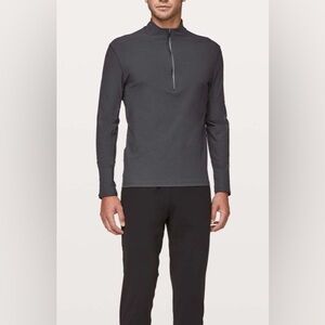 Lululemon Surge Warm 1/2 Zip, size XL, colour is obsidian